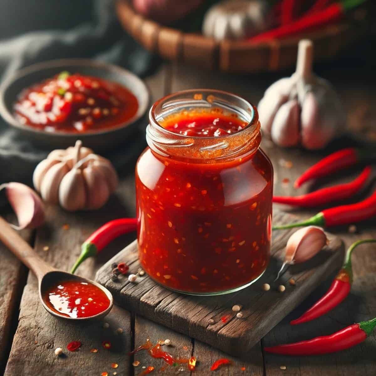 Las mejores selecciones de sustitutos de la salsa de chile y ajo para su cocina